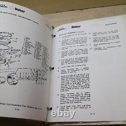 BAKER LINDE PAL-W WR Electric Pallet Truck Repair Shop Service Guide Manual book