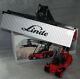 Blac Cdlinde Container Reach Stacker Forklift Truck Fork Lift + Metal Cont. Mib