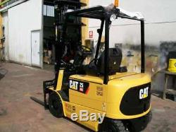 CAT EP25K-PAC Electric Fork Lift Truck Toyota Hyster Linde Yale DW0563