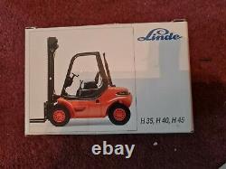 Collection of Linde Diecast Forklift Truck Models Boxed