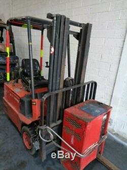 Electric Linde forklift truck 1.2 tonne container spec