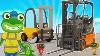 Forklift Trucks For Kids Gecko S Real Vehicles Construction Trucks Truck Videos For Children