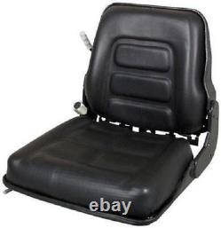 Forklift Vinyl Seat with Switch Fits Taylor Dunn, Linde & Daewoo SY1960