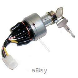 Ignition switch 648 for Linde forklift, pallet truck (6 pin, 4 positions)
