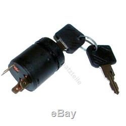 Ignition switch 802 for Linde forklift, pallet truck (3 pin, 2 positions)