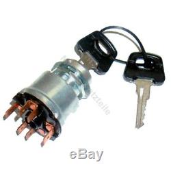 Ignition switch K30 for Linde forklift, pallet truck (6 pin, 4 positions)