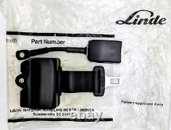 L3924338500 Linde Forklift Black Retractable Seat Belt OEM SK-03230530TB