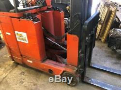 LANSING LINDE R20 PN Electric Forklift Reach Truck WITH 3434 hour reach upto 6m