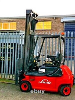 LINDE E18 ELECTRIC 4 WHEEL 1.8T FORKLIFT TRUCK, perfect working order, LOW Mil