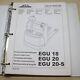 Linde Egu 18 20 20s Pallet Tugger Truck Owner Operator Parts Manual Book Guide