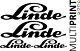 Linde Forklift Vinyl Decals Sticker Kit Forklift Truck Spare Parts Lin1