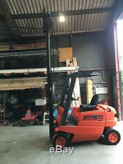 LINDE HD15 forklift truck 1.5 ton lift gas lpg LOW MAST 2.1 M container DIESEL