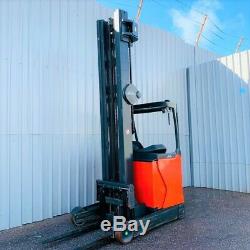 LINDE R14HD USED REACH FORKLIFT TRUCK (11500mm LIFT) (#2930)