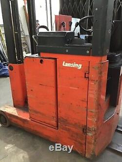 Lansing Linde Fork/ Reach Truck In Perfect Working Condition, Serviced Regularly
