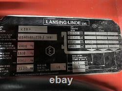 Lansing Linde R20P Reach Truck Forklift