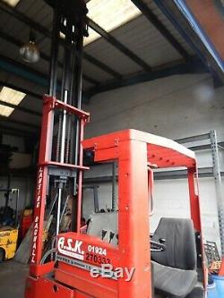 Linde 1.5 ton Electric Reach Forklift Truck with 4800mm Lift Height