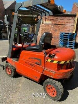 Linde 1.5Ton Diesel Fork Lift Truck. Fully serviced, 4 good Tyres