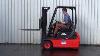 Linde 1600kgs Container Spec Electric Forklift Truck Lift Height 4750mm