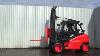 Linde 5000kgs Diesel Used Forklift Truck With Sideshifting Fork Poisitioner