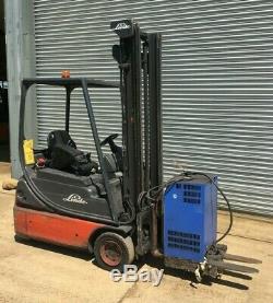 Linde E14-02 fork lift 3 wheel 1400kgs warehouse forklift truck