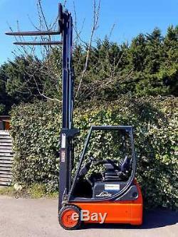 Linde E14 Electric Counterbalance Forklift Truck/Triple Mast/ Container Specs