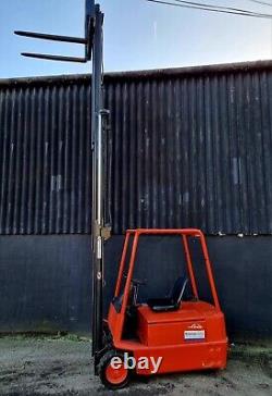 Linde E16 Electric Counterbalance Forklift Truck- Full Free Lift Duplex Mast-Con