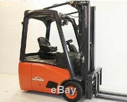 Linde E16c Used 3 Wheel Electric Counterbalance Forklift Truck Ref Hd3