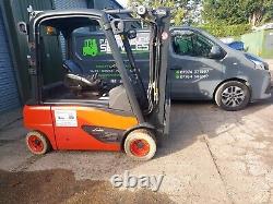 Linde E20 Pl -03 4 Wheel Counter Balance Forklift Truck In Good Con