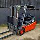 Linde E25 Electric Counterbalance Forklift Truck- Full Free Lift Triple Mast-con