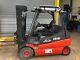 Linde E25 Electric Forklift Truck Container Mast