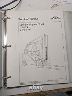 Linde Fork Lift Truck Service Training Manual H 20 25 392 Series 160943