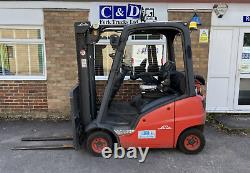 Linde H14T-01 YOM 2011 Gas Forklift Truck 1.4 Ton Sideshift JCB Combilift 1 of 2