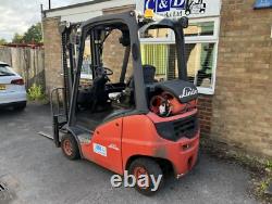 Linde H14T-01 YOM 2011 Gas Forklift Truck 1.4 Ton Sideshift JCB Combilift 1 of 2