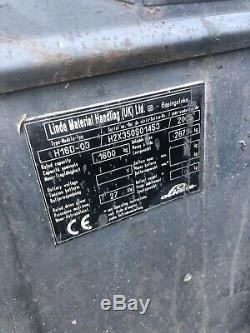 Linde H16-D Diesel Low Mast Container Spec Forklift Linde Fork Lift Truck