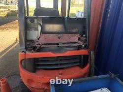 Linde H16T Gas Forklift Truck 1.6T 1992 Spares or Repair