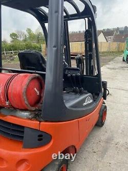 Linde H18T GAS/LPG Counterbalance forklift truck. Container Stuffer Mast
