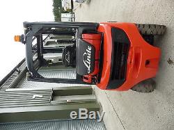 Linde H20t 391 Gas Forklift Truck 2012 2000 KG Lift Capacity In Very Good Con