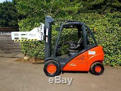 Linde H25D-02 Diesel Forklift Truck/Year 2014/ Fitted with Class 3 Bale Clamp