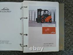 Linde H40D H45D H50D H500D Forklift Lift Truck Owner Operator Maintenance Manual