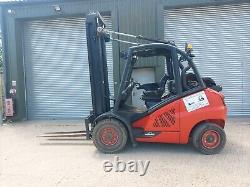 Linde H50t 5000kg Gas Forklift Truck With 4.6 Metre Triple With Full Cab