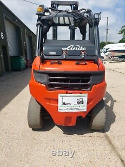 Linde H50t 5000kg Gas Forklift Truck With 4.6 Metre Triple With Full Cab