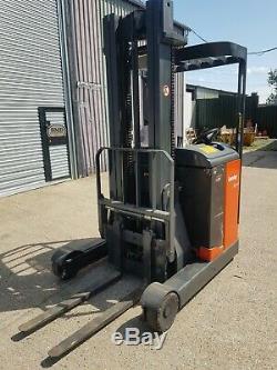 Linde R14 Reach Truck EXCELLENT CONDITION Toyota Hyster Cat Electric Forklift