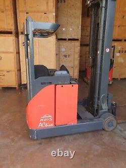 Linde R20 Electric Reach Truck/Narrow Aisle Forklifts/ 7.5 Meters Lift Height