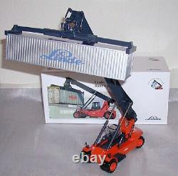 Linde Reach Stacker Forklift lift truck MiB +Metal Container(Vers. 1 with old CD)