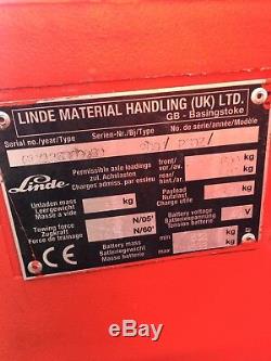 Linde Tow Tractor Not Forklift Truck