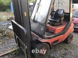Linde forklift truck Gas 1999 H20 Spares Or Repair