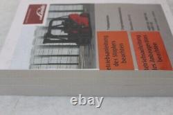 Linde propellant gas forklift operating instructions and spare parts catalogue CD H25T-02 H30T-02