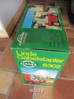 Original Gama Linde forklift 6302 in original packaging box 70s