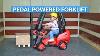 Pedal Powered Forklift Rideable Toy Forklift Lets Your Kids Actually Pick Stuff Up