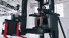 Raymond 9600 9700 Swing Reach Truck Very Narrow Aisle Versatility